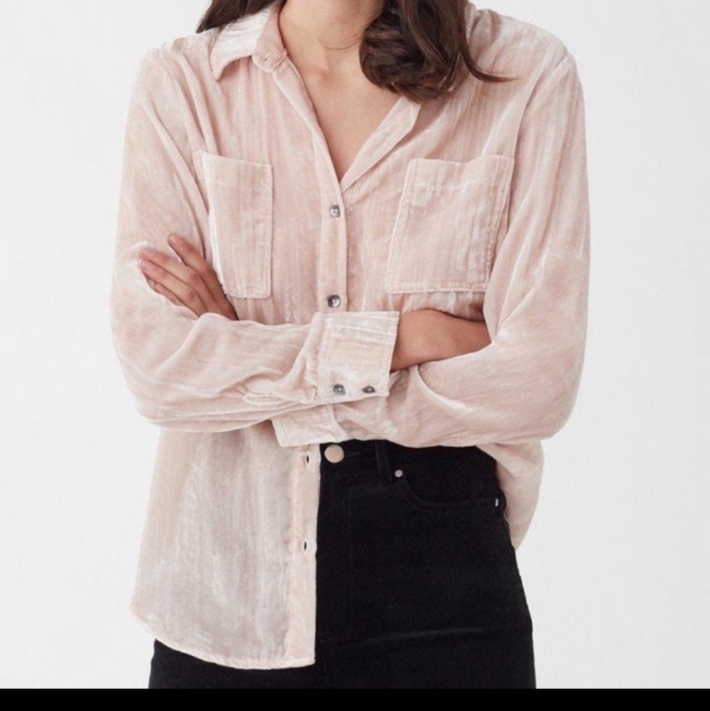 Marc New York Champagne Blouse